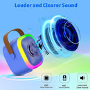 Karaoke Machine for Kids Adults, Portable Bluetooth Speaker with Wireless Microphones and LED Lights, Kids Toys Birthday for Girls and Boys Ages 4,5,6,7,8,9,10,11,12+ Years, Home Party by TinyTreasures Baby Boutique