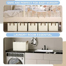 Closet Storage Bins, Fabric Closet Organizers and Storage Basket for Shelves, Collapsible Shelf Baskets for Organizing Shelves, Bedroom Clothes Basket, Beige, 3 Pack by CozyNest Decor