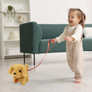Plush Toys Walking Dog Toys That Can Walk, Bark and Wag Tail,Interactive Electronic Pet Toys Puppy with Leash,Easter Christmas Birthday Gift for Toddlers Kids by TinyTreasures Baby Boutique