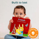 Cali's Books French Nursery Rhymes | New Rechargeable Sound Books | Sound Book for Toddlers 1-3 | Bilingual Books for 1 Year Old | | French Baby Book by TinyTreasures Baby Boutique