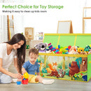 Large Toy Box Chest Organizer with Flip Lid for Kids, Collapsible Oxford Toy Storage Box with Handles for Boys Girls, Sturdy Waterproof Storage Organizer for Bedroom Playroom Nursery, 37.7×12.5×15.7'' by TinyTreasures Baby Boutique