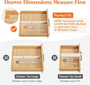 Lifewit 9 Pack Drawer Dividers 4" High, 13.8-22.5" Dresser Drawer Divider, Adjustable Drawer Organizers for Clothes, Plastic Drawers Separators for Dresser, Bedroom, Bathroom, Kitchen, Office by TinyTreasures Baby Boutique