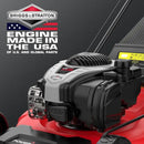 PowerSmart 21" Gas Lawn Mower with 140cc B&S E550 Engine, 3-in-1 with Bagging, High Wheels, Lightweight and Easy Assembly, Cordless Push Lawn Mowers for Garden Yard by GreenHaven Gardens