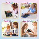 TECJOE 2 Pack LCD Writing Tablet, 10 Inch Colorful Doodle Board Drawing Tablet for Kids, Kids Travel Learning Toys Christmas Birthday Gifts for 3 4 5 6 Year Old Boys and Girls Toddlers by TinyTreasures Baby Boutique