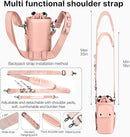Water Bottle Holder with Strap 32 40oz Crossbody Insulated Water Bottle Carrier Sling Bag with Adjustable Wide Strap and Phone Purse 5 Pockets for Walking Hiking Gym Travel by TinyTreasures Baby Boutique