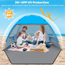 Venustas Beach Tent Sun Shelter for 3/4-5/6-7/8-10 Person, UPF 50+ UV Protection Beach Canopy, Lightweight and Easy Setup Cabana, Portable Shade Tent by TinyTreasures Baby Boutique