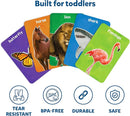 Skillmatics Thick Flash Cards for Toddlers - First 100 Animals, Montessori Toys, Preschool Learning Activities, Learning Aids, Gifts for Kids Ages 1, 2, 3, 4 Years by TinyTreasures Baby Boutique