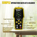 7 in 1 Soil Tester, ±1% High Precision Digital NPK Tester/Soil Moisture Meter/PH Tester/Temperature/EC Monitor for Agriculture, Plant Cultivation, Geological Survey with Data Storage & Export by GreenHaven Gardens
