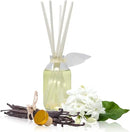 LOVSPA Reed Diffuser Set, Jasmine Vanilla Scented Oil Diffuser with Sticks, Home Fragrance Accessories for Bathroom Shelf Decor, Aroma Diffusers for Home or Office Desk, USA Made by CozyNest Decor