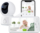 ARENTI Video Baby Monitor with Camera and Audio, 5-inch Smart Baby Camera Monitor with Free Phone App, 1080P, VOX, PTZ, One-Touch Call, Temp Sensor, Lullaby, Night Vision, Auto Tracking, 2-Way Talk by TinyTreasures Baby Boutique