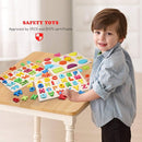 Wooden Puzzles for Toddlers, Voamuw Alphabet Number Shape Learning Puzzle for Kids Ages 3 4 5, Montessori Toys Preschool Education Chunky Jigsaw for Boys and Girls by TinyTreasures Baby Boutique