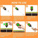 4-in-1 Soil Moisture Meter Digital PH Meter/Soil Moisture/Plant Temperature/Sunlight Intensity, Backlight LCD Display, Soil Test Meter for Garden, Lawn, Plant Care, Farm and Indoor Outdoor Plants by GreenHaven Gardens