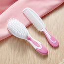 Baby Hair Brush and Comb Sets, New Born Baby Hair Brushes, Perfect Baby Registry Gift for Newborns(Pink) by TinyTreasures Baby Boutique