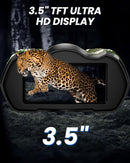 Night Vision Goggles, 4K Binoculars with Camera, 3.5" HD Display and 32GB TF Card, 9 Gear Night Vision, 10X Digital Zoom, 4000mAh Battery Nightvision by TinyTreasures Baby Boutique