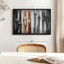 ElephantStock Ski Collection Wall Art - Horizontal Framed Canvas - 1-Piece Bathroom Wall Decor - Photography sports Canvas Print - Brown and Black Decor for Wall - 25" X 17" by CozyNest Decor