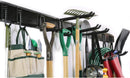 Ultrawall 13 PCS Tool Storage Rack, 64 Inches Adjustable Garage Organization Wall Mounted Storage System with 9 Hooks, Heavy Duty Steel Garden Tool Organizer Wall Holders by GreenHaven Gardens