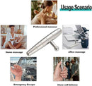 2 in 1 Trigger Points Massage Tool Stainless Steel T-Bar Deep Tissue Massage Tool for Pain Relief Full-Body Fascial Relaxation – Ideal for Shoulders, Neck, Legs, and Arms – Perfect for Sports Therapy by CozyNest Decor