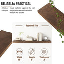 Floating Shelves for Wall, USA-Sourced Walnut Wood 48 Inch Long Wall Shelves, Natural Wooden Wall Mounted Picture Ledge Shelf, Nursery Book Storage Shelf Kids Bookshelf, Display Shelf for Bathroom by TinyTreasures Baby Boutique