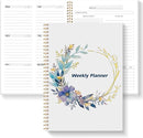 Undated Weekly Planner, Weekly To Do List Notebook with Goal & Habit Tracker Organizer, A5 5.8" x 8.0" Weekly Planner Notebook with Spiral Binding for Men or Women by TinyTreasures Baby Boutique