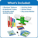 hand2mind Numberblocks Blockzee Balance Activity Set, 61 MathLink Cubes, Balance Scale, Educational Math Manipulatives, Numbers for Toddlers, Preschool Learning Activities, Birthday Gifts for Kids by TinyTreasures Baby Boutique