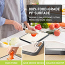 FIRE HIVE Pure Titanium & Platycodon Cutting Board - Double-Sided Large Kitchen Board, 16x11 Inch, Multi-Functional & Safe Cleaning Surface by CozyNest Decor