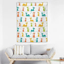 ICMOLYYENLO Boho Medieval Cat Tapestry, Abstract Atomic Starburst Geometric Aesthetic Art Wall Hanging For Bedroom Living Room Dormitory 40x60 Inches by CozyNest Decor