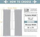 ChrisDowa Blackout Curtains 84 inches Long for Bedroom - 2 Panels Set Grommet Thermal Insulated Room Darkening Curtains for Living Room (Biscotti Beige, 52 x 84 Inch) by CozyNest Decor