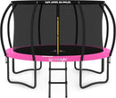 JUMPZYLLA Trampoline Outdoor 8FT 10FT 12FT 14FT 15FT 16FT with Enclosure and Ladder, ASTM Approved Recreational Trampoline for Kids and Adults, Anti-Rust Coated Frame by TinyTreasures Baby Boutique