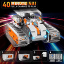5in1 STEM Building Toys for Kids 6-14, Remote & APP Controlled Mech Robots/Heavy Tanks/Tracked Racer STEM Building Kit for Kid Science Learning, 552 Pcs DIY Building Blocks Set Gifts for Boys & Girls by TinyTreasures Baby Boutique