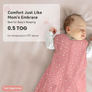 Baby Sleep Sack 6-12 Months 3 Pack 100% Cotton Lightweight 0.5 TOG Wearable Blanket Baby Sleep Bag with 2-Way Zipper for Newborn Infant Toddler Pink by TinyTreasures Baby Boutique