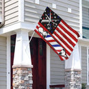 FLAGWIX American Flags, Barber Flag - 4th of July, Independence Day Decorations for Inside, Outside, Garden Flag (11.5" x 17.5") - USA House Garden Flags Premium Polyester, Decorative Outdoor Flags by GreenHaven Gardens