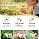 Kids Microscope Handheld - Digital 1000X Zoom Mini Pocket Microscope, HD Photo & Video Recording with 8GB TF Card, Educational Toys for Boys Girls 3 4 5 6 7 8+ Years, STEM Birthday Gifts by TinyTreasures Baby Boutique