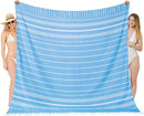 Oversized Turkish Beach Towel Blanket XXL Cotton Sandproof Towels Boho Woven Extra Large Big Sand Free Giant Throw Thick Blankets Huge Quilt XL Picnic Camping Necessities Cloud For Adult Gifts by TinyTreasures Baby Boutique