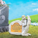 DKJOCKY Solar Angels for Cemetery, Angels Memorial Stone Gifts with Solar LED Light Garden Statues Grave Decorations for Cemetery, Sympathy Gifts for Loss of Loved One by GreenHaven Gardens
