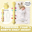 Baby Toys 0 to 12 Months, Musical Stuffed Animal Activity Soft Toys with Multi-Sensory Crinkle, Rattle and Textures, Infant Tummy Time Toys for Newborn Boys Girls, Caterpillar, Yellow by TinyTreasures Baby Boutique