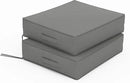 Patio Chair Cushions 18.5 X 16 X 4 Inch Waterproof Outdoor Seat Cushions for Patio Furniture, Outdoor Sofa Couch Pads with Ties & Handle, Set of 2, Light Grey by GreenHaven Gardens