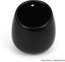 Milltown Merchants Succulent Wall Planter - Black Ceramic Mounted Vase - Plant Pot for Living Wall (1 Pack/Modern/Black) by GreenHaven Gardens