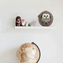 Baby Owl Resin Tree Face, Owlet Tree Hugger, Outdoor Sculpture for Tree Decorations, Whimsical Owl Garden Ornament, Tree Statue Peeker, Patio Yard Lawn Porch Decor, Durable & Waterproof Garden Present by GreenHaven Gardens