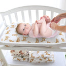 LifeTree Muslin Baby Lounger Cover, Newborn Slipcover Lounger Cover for Boys Girls Infant, Soft 70% Viscose from Bamboo and 30% Cotton, 1 Pack Cover Only, GoldenRetriever Pattern by TinyTreasures Baby Boutique
