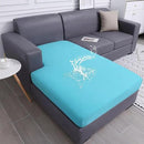 hyha Waterproof Couch Cushion Covers, Sectional Sofa Slipcovers Washable, L Shape Chaise Dog Couch Covers for Sectional Sofa, Universal Furniture Protector (1 Piece for Chaise, Peacock Blue) by CozyNest Decor