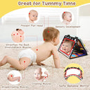 URMYWO Tummy Time Toy - Black and White High Contrast Baby Toys for Newborn - Baby Visual Stimulation Mirror - Montessori Sensory Crinkle Toy for Infant 0-3-6-12 Months - Shower Gift for Boy Girl by TinyTreasures Baby Boutique