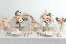 Artificial Flowers Combo for DIY Centerpieces Arrangements Wedding Bouquets Centerpieces Arrangements Party Baby Shower Home Decorations (Nude Champagne) by GreenHaven Gardens