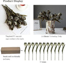 Buart Black-Coffee Flowers Artificial Luxury Big Tulip Valentine's Day Mother's Day Easter Home Kitchen Wedding Decorations(11pcs) by CozyNest Decor