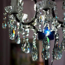 1ft 10pcs Teardrop Crystals Garland, Hanging Chandelier Crystals Prism Beads Chain for Wedding Home Decoration Clear GOLDENHAITAI by GreenHaven Gardens
