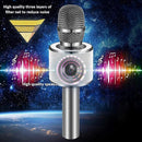 BONAOK Wireless Bluetooth Karaoke Microphone,3-in-1 Portable Handheld Karaoke Mic Speaker Machine Home Party Birthday for All Smartphones Q37 (Space Gray) by TinyTreasures Baby Boutique