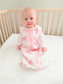 Mama Cheetah Baby Sleep Sack 0.5 TOG, Organic Cotton Baby Wearable Blanket with Two-Way Zipper, Swaddle Transition Baby Sleeping Bag for Newborn Infant Toddler Boy Girl, 0-3 Months by TinyTreasures Baby Boutique
