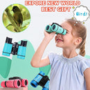 Kids Binoculars Best Gifts for 3-12 Years Boys Girls High-Resolution Optics Shockproof Mini Compact Binocuolar Toys Folding Small Telescope for Bird Watching Camping Outdoor Play by TinyTreasures Baby Boutique