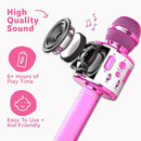 Move2Play, Kids Karaoke Microphone | Includes Pre-Loaded Songs & Bluetooth | Kids Birthday Party Gift | Toy for All Ages 2, 3, 4, 5, 6+ Year Old Girls, Boys & Toddlers by TinyTreasures Baby Boutique