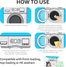 Washing Machine Cleaner 48 Pack-24 Month Supply,Cleaning Tablets Formulated for Pet Owners for He,Easy Pet Hair Remover for Laundry.Top & Front Load Washer.Septic Safe. by CozyNest Decor