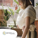 Boba Baby Wrap Carrier – Original Baby Sling Carrier for Newborns (7–35 lbs), Soft, Secure, Hands-Free & Ergonomic, Ideal for Comfortable Bonding, New Parents (Serenity Oat Meadow) by TinyTreasures Baby Boutique